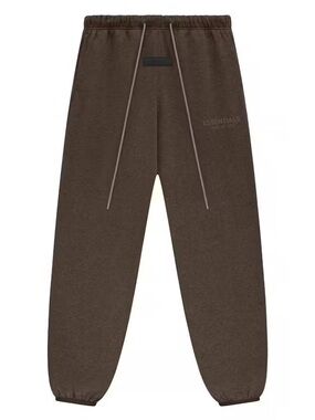ESSENTIALS WOOD Fleece Joggers with Drawstring